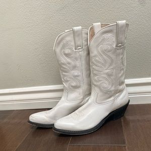 Durango White Cowboy Boots